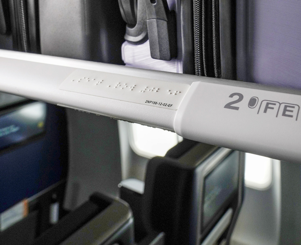 United First to Introduce Braille Signs in Entire Fleet by 2026